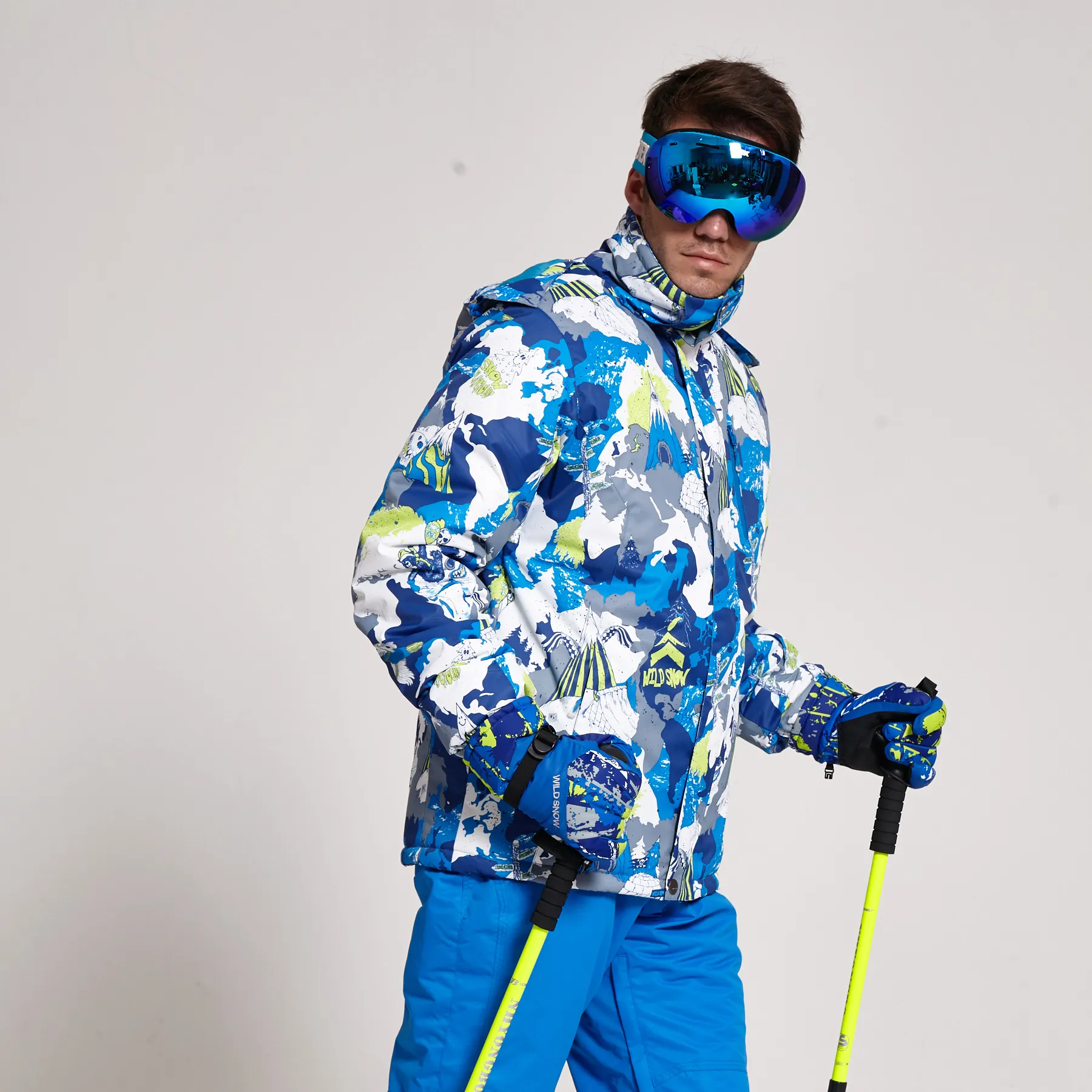 Vêtements de ski imperméables, de marque célèbre, bonne qualité, pour Snowboard, en plein air