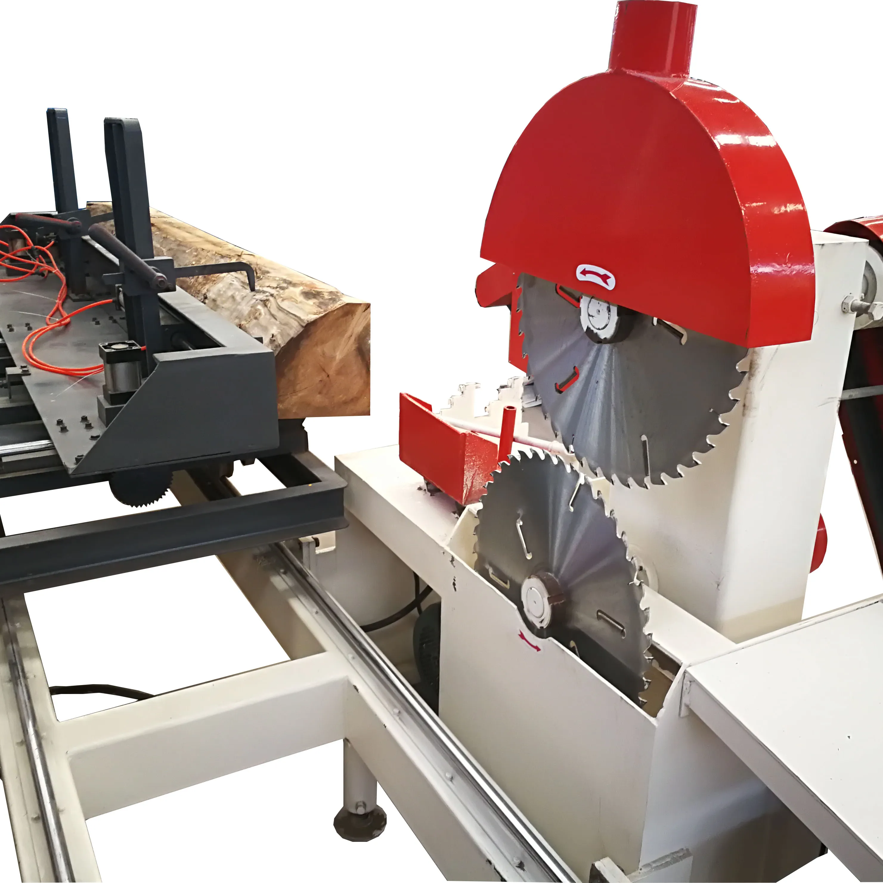 Manual tyoe wood sliding table sawmill saws machine
