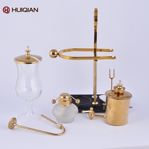 Cafetière à siphon Nispira, Belgique, luxe, famille royale, équilibre, siphon, couleur or, 1 ensemble - Product Image 3
