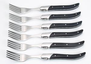 <span class=keywords><strong>Fourchette</strong></span> à dîner <span class=keywords><strong>Laguiole</strong></span> de haute qualité avec <span class=keywords><strong>manche</strong></span> en <span class=keywords><strong>bois</strong></span> - Product Image 2