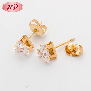 factory price wholesale rose gold fancy stud earring