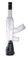 700ml en forme de fusil de bière whisky bouteille en verre à liqueur emballage de style pistolet pour idée cadeau