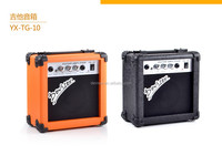 Amplificateur de guitare électrique chinois en gros Deviser YX-TG-25w 25W Orange/Noir 8 pouces avec divers accessoires