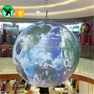 2m Event Decoration Inflatable Planet Globe Customized Inflatable Balloon Customized Ball Inflatable Club A1165