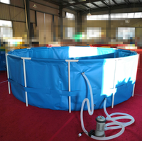 Bâche de piscine portable en PVC avec cadre métallique pour jardin d'enfants, personnalisable