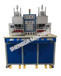 Two head power high frequency induction welding machine, Shoes/bags manufacturing TPU/KPU High frequency welting machine