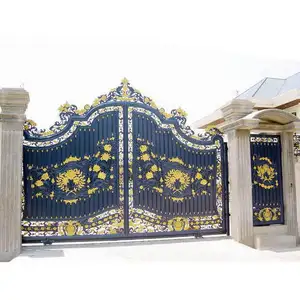 2019 Best-selling beautiful decorative metal entrance gates