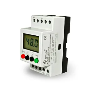 Phase Monitoring Relay Single Phase LCD Digital SVR1000/AD48 Under Over Voltage Monitor Relay 6A