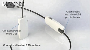 Manos Libres micrófono altavoz Mike micrófono auricular inalámbrico - Product Image 5
