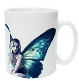 Mug à café en céramique personnalisé de 11 oz avec logo par sublimation, style bohème, pour cadeaux d'affaires - Product Image 6