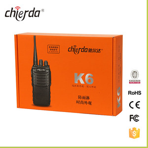 5 Watt Petit De Poche Talkie Walkie avec Meilleur Prix Chierda CD-K6 - Product Image 6