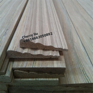 Modanatura in Legno di Teak Ricostruito, Profilo in Legno Ingegnerizzato - Product Image 4