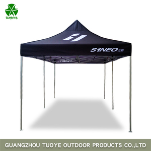 Tuoye निविड़ अंधकार Foldable 10x10 आउटडोर <span class=keywords><strong>Gazebo</strong></span> तीन पक्षीय दीवार तम्बू - Product Image 3