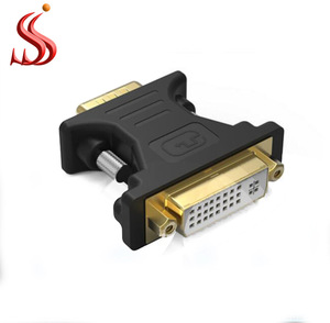 סיטונאות dvi ל vga/svga ממיר מתאם-DVI-D כפולה + 5 pin hd15 נקבה dvi ל-vga מתאם - Product Image 3