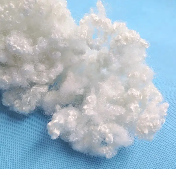 Semi virgen grado siliconada conjugada hueca HCS fibra/hcs fibra cortada de poliéster