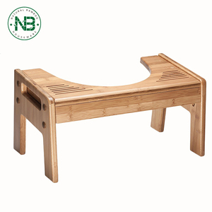 The <strong>Bamboo</strong> Original Adjustable Height Bathroom Toilet <strong>Stool</strong> - Product Image 3