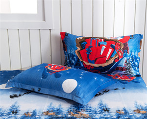 Biancheria da letto in cotone 100% <span class=keywords><strong>lenzuola</strong></span> natalizie stampate BS11901 - Product Image 2