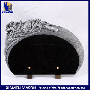 Nouveau design accessoires funéraires avec sculpté rose granit <span class=keywords><strong>cimetière</strong></span> memorial plaques - Product Image 5