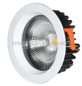 5 years warranty led fire rated downlight 7w 12w round square recessed rimless cob led downlight 60w