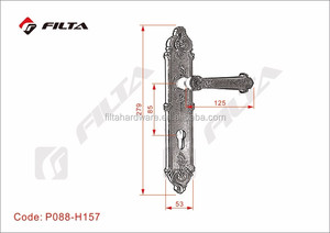 Cao Chất Lượng đồng cổ Hợp Kim Kẽm cửa xử lý - Product Image 2