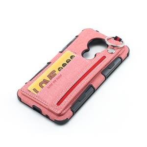 Étui de téléphone en cuir PU anti-rayures, 50 pièces, + porte-carte avec porte-clés pour Moto <span class=keywords><strong>G7</strong></span> <span class=keywords><strong>Power</strong></span>, vente en gros - Product Image 3