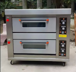 Bon marché <span class=keywords><strong>Mini</strong></span>-<span class=keywords><strong>four</strong></span> à gaz à 2 plateaux à pont unique pour boulangerie, restaurant et hôtels - Product Image 3