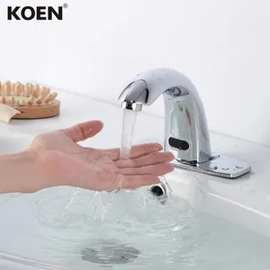 Sensor Kuningan Kamar Mandi Basin Faucet Air Mixer