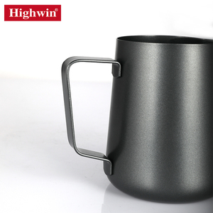 Highwin Latte sữa nghệ thuật Jar Sharp <span class=keywords><strong>Spout</strong></span> thép không gỉ bọt <span class=keywords><strong>Pitcher</strong></span> - Product Image 5