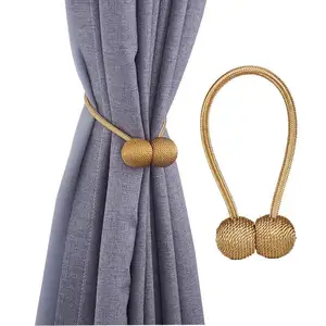 Wohn möbel dekorative magnetische Vorhangs chnalle Raff halter Tie Back Holdback Vorhang Raff halter