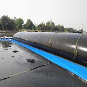 ジオチューブ脱水システム排水浄化タンクスラッジ
