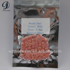 2013 nuevo producto sintético <span class=keywords><strong>de</strong></span> color rosa ronda opal venta al por mayor - Product Image 1