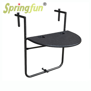 Offre Spéciale Pehd EN OSIER Look <span class=keywords><strong>Jardin</strong></span> Hauteur Réglable Balcon Suspendu En Plastique <span class=keywords><strong>Table</strong></span> - Product Image 2