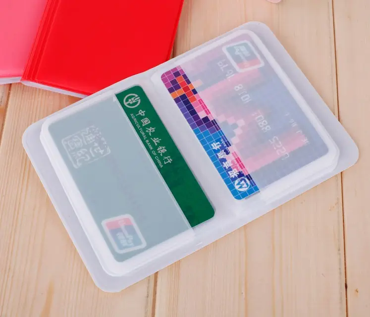 Oempromo custom PVC plastic credit card holder