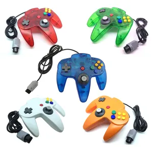 Gamepad Berkabel untuk Pengontrol Game N64 (Banyak Warna)