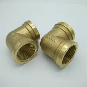 Cotovelos de bronze de 1/2 "com rosca bsp