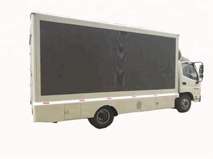 Polychrome 3 côtés p4 p6 écran panneau d'affichage numérique LED publicité <span class=keywords><strong>camion</strong></span> mobile à vendre - Product Image 3