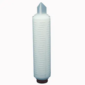 High viscosity fluids Water filter high flow rate PP membrane pleated filter cartridge for syrups filtration