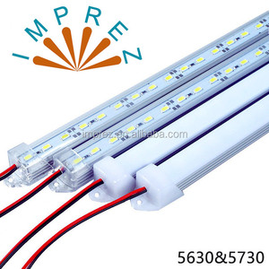 DC12V SMD 5630 הוביל מעטפת אלומיניום + כיסוי מחשב קשיח קשיח רצועת בר אור LED בר אור 5730 - Product Image 4