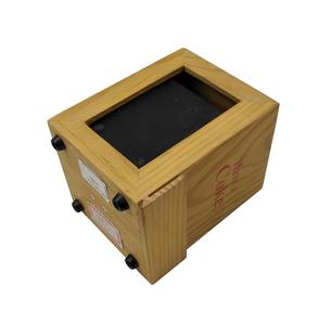 Promos En Vrac Boîte à Mouchoirs En Bois Support De Couverture À La Main 6 Pouces De Hauteur - Product Image 4