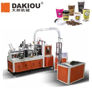 Papier cup machine met handvat applicator apparatuur beste koop prijs van papier cups machine