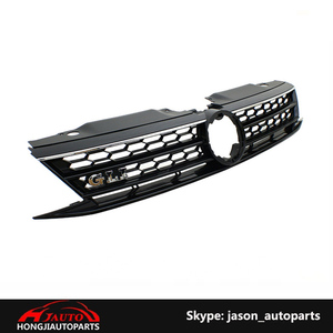 Rejilla Delantera de Malla de Panal para Automóvil con Acabado Cromado para VW Jetta Sedan <span class=keywords><strong>GLI</strong></span> 2015 2016 2017 - Product Image 1