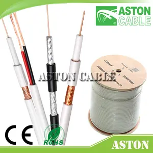 16 Годы ASTON Кабельный завод коаксиальный кабель rg6 диаметр с Rohs/CE/ETL