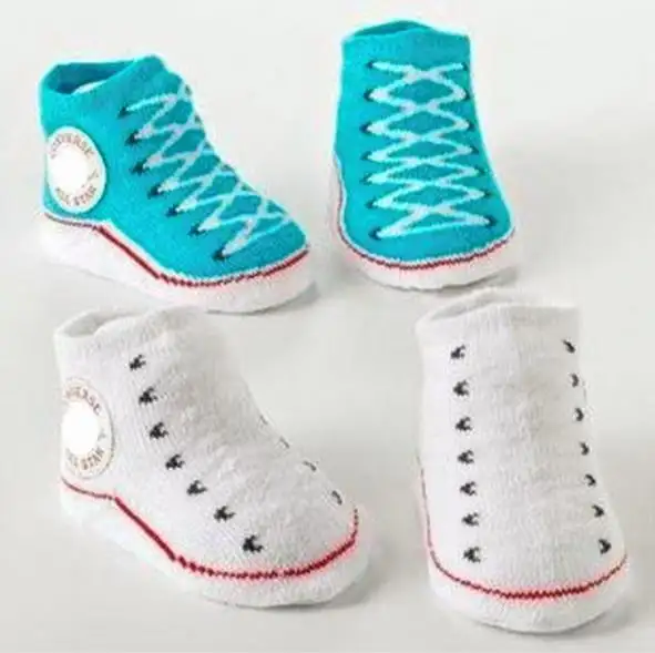 Calzini per neonati per neonati 0-12 mesi scarpe in cotone per neonati calzini per neonati per bambini ragazze ragazzi calzini morbidi per bambini