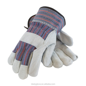 Dulces Despojado Rigger Guantes De Piel con Algodón volver - Product Image 1