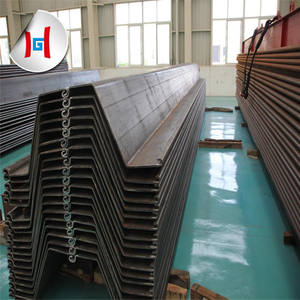 ASTM A572 Gr50 S355JR tumpukan lembaran baja gulung panas berbentuk U dengan layanan Las & pemotong Aloi pengiriman stok besar 7 hari - Product Image 3