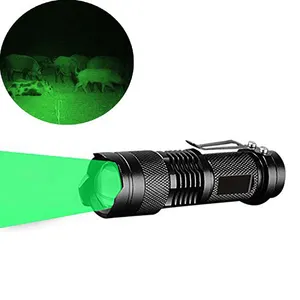 Mini high power pocket size single mode zoomable LED 150 Yard led linterna for hog coyotes with 1*14500 battery