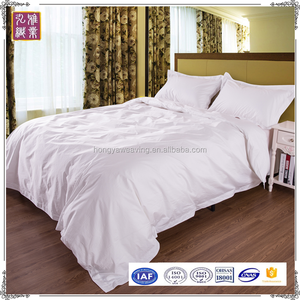 Super suave 300TC blanco juego de cama de hotel <span class=keywords><strong>en</strong></span> Nantong fábrica - Product Image 1