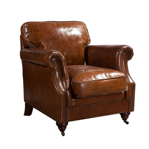 Da Vintage Thiết Lập Gia Đình <span class=keywords><strong>Sofa</strong></span> Với Tay Vịn - Product Image 2