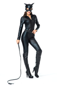 Combinaison <span class=keywords><strong>Sexy</strong></span> en similicuir PU pour filles, Costume <span class=keywords><strong>Catwoman</strong></span> - Product Image 6