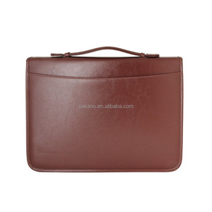 Tùy Chỉnh Zippered Executive Ring Binder Danh Mục Đầu Tư Với Máy Tính Xử Lý Cặp Tài Liệu - Product Image 4
